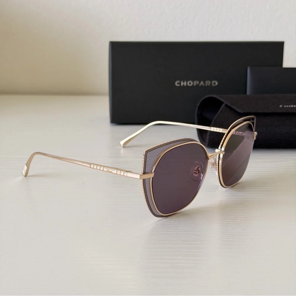 New! Chopard Women's Sunglasses, SCHF74 300F, Authentic
